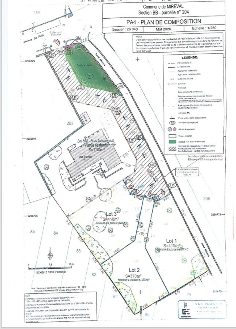 Vente Terrain Terrain a batir Saussines