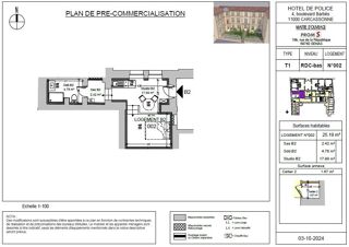  Appartement  vendre 1 pice 25 m