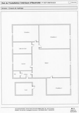  Appartement � vendre 4 pi�ces 65 m�