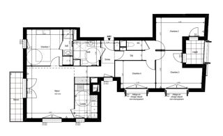  Appartement à vendre 5 pièces 100 m²