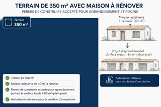  Terrain � vendre 1 pi�ce 350 m�