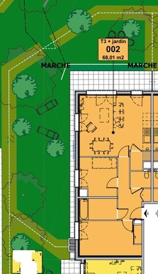 Appartement à vendre 3 pièces 68 m²