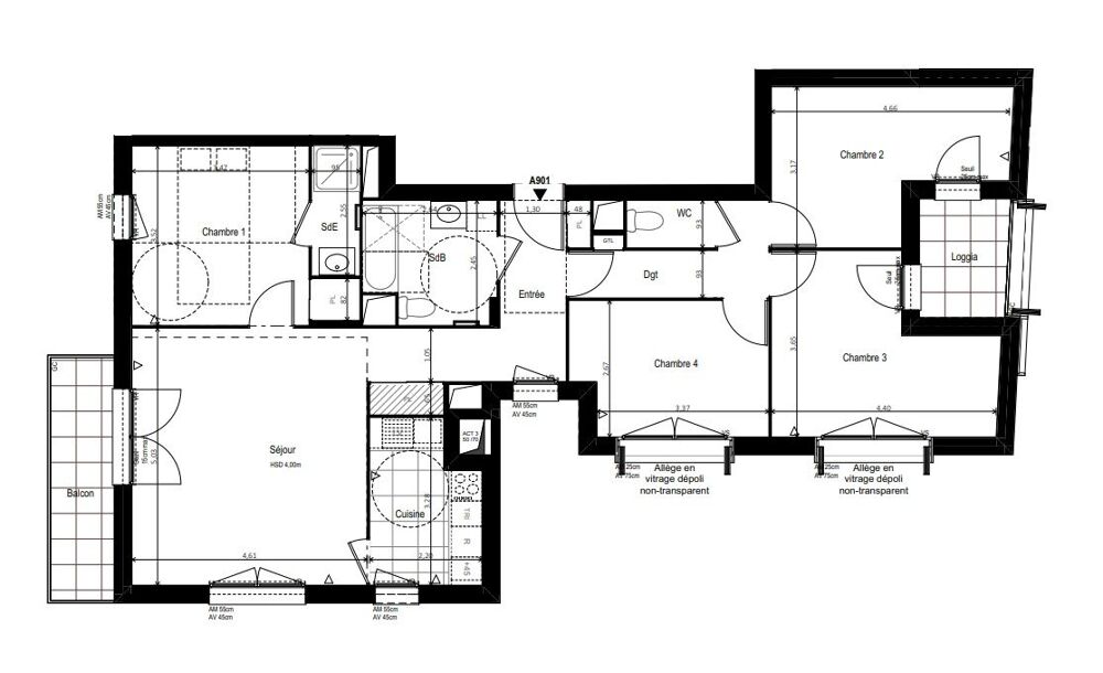 Vente Appartement 5 Pièces 5P 100m² 2 Balcons Vue Paris 2PK Vitry sur seine