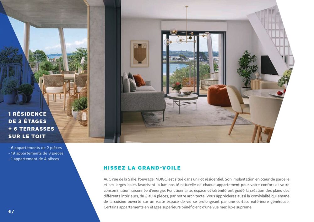 4 Pièces vue mer avec roof top