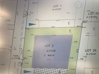  Terrain � vendre 1 pi�ce 140 m�