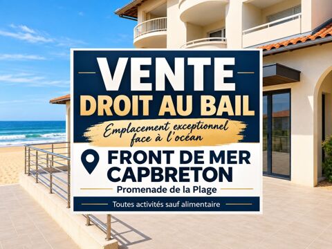 Activit&eacute; commerciale Droit au bail 95000 40130 Capbreton