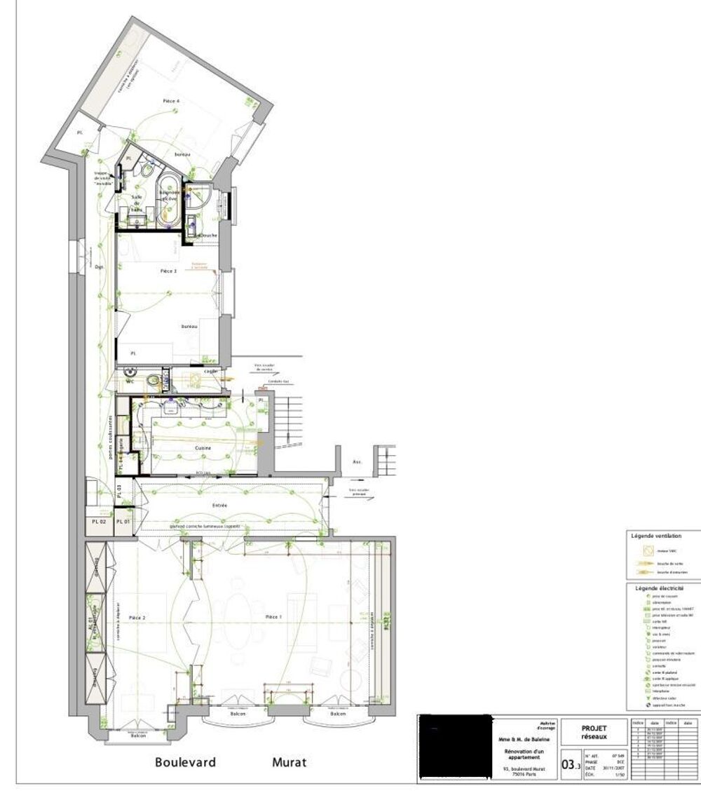 Vente Appartement 4 Pièces Paris 16