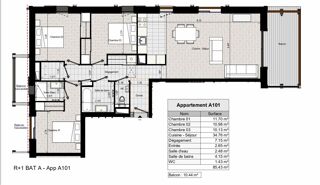  Appartement � vendre 4 pi�ces 85 m�