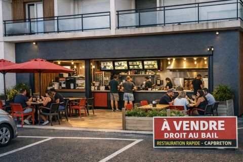 Activit&eacute; commerciale Restauration rapide 67200 40130 Capbreton