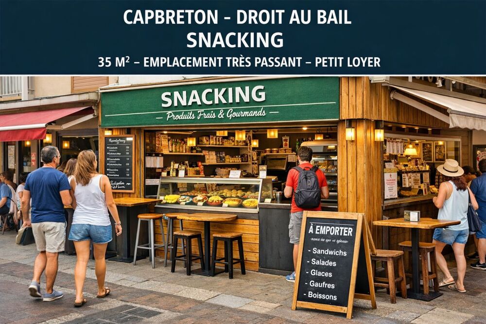   Activité commerciale Snack 