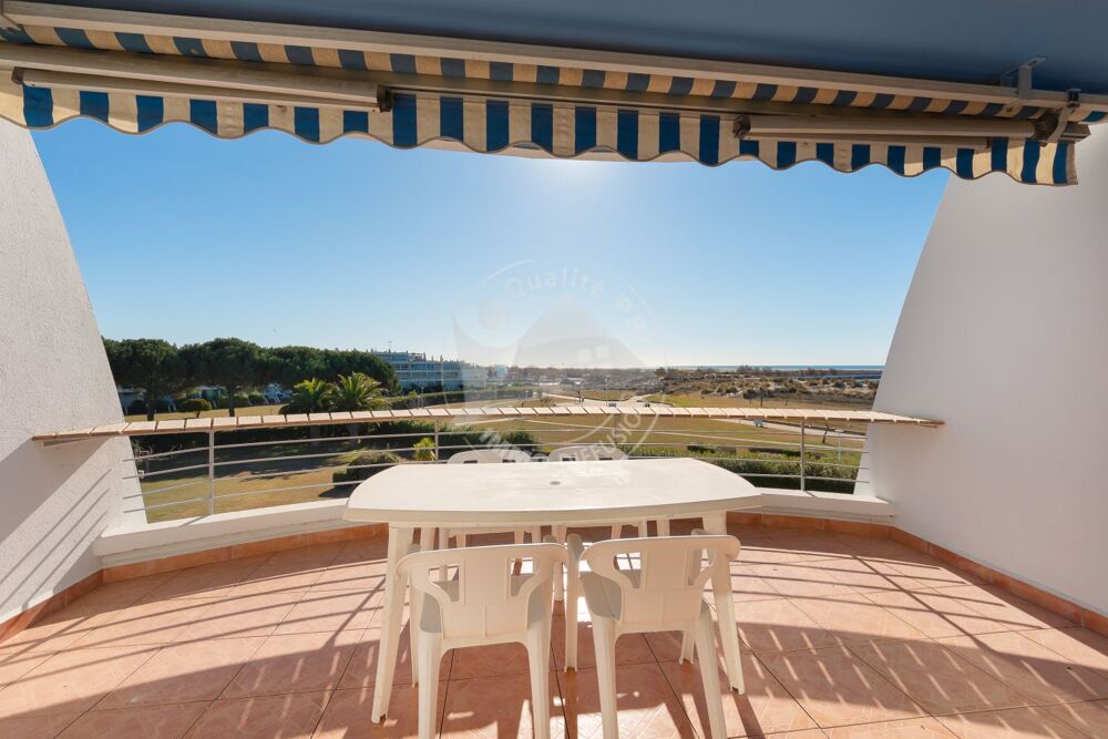 Studio Cabine terrasse vue mer + parking