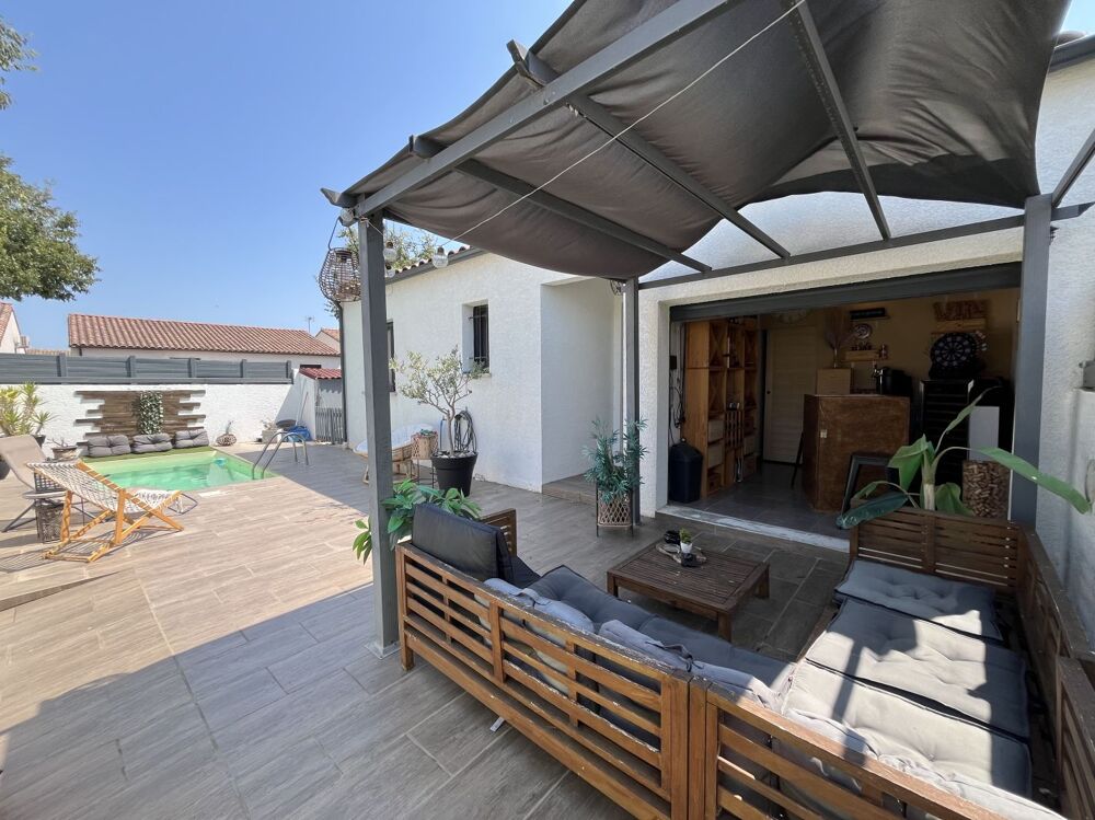 Vente Maison Villa PLAIN-PIED, TERRAIN, PISCINE Canet