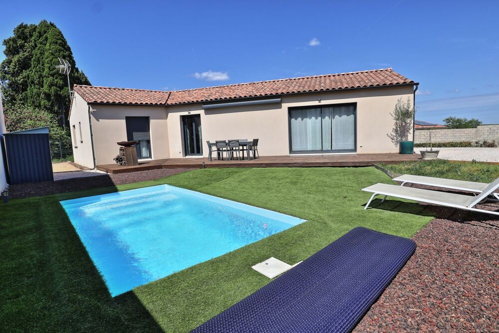 Vente Maison Villa PLAIN-PIED, GARAGE, PISCINE, JARDIN Ventenac en minervois