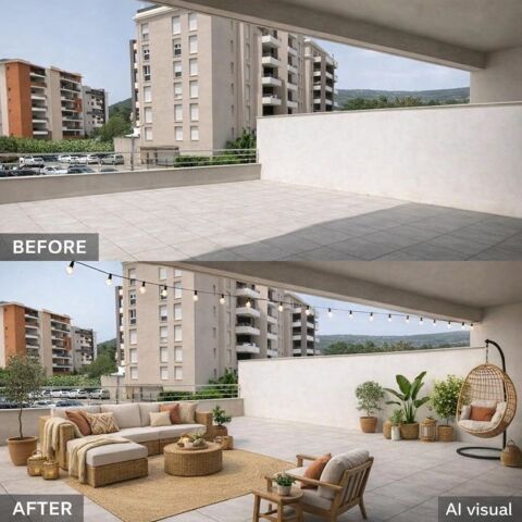  Appartement � louer 3 pi�ces 72 m� Ajaccio