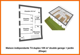  Maison 5 pi�ces 109 m� Montluel