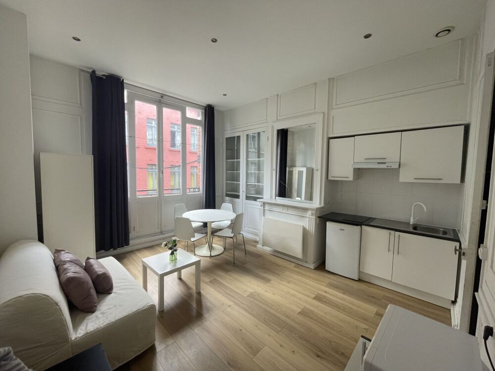 Location Appartement Studio meublé - Centre ville Roubaix