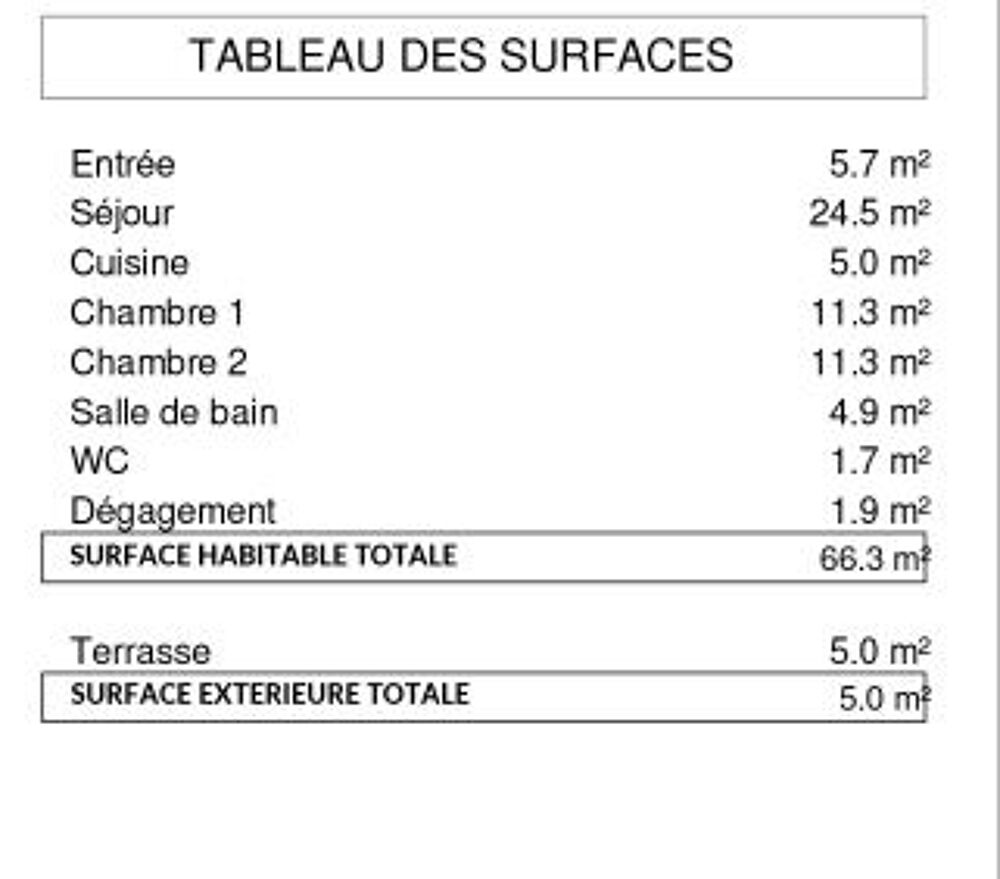 Vente Appartement 3 Pièces 3P 66m2 - 5m2 terrasse - parking Ivry sur seine
