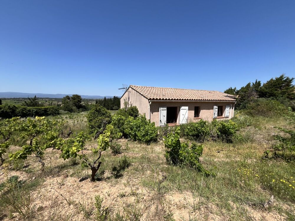 Vente Maison Villa PLAIN-PIED, GRAND TERRAIN, GARAGE Montbrun des corbieres
