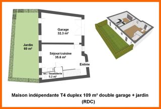  Maison 5 pi�ces 109 m� Montluel