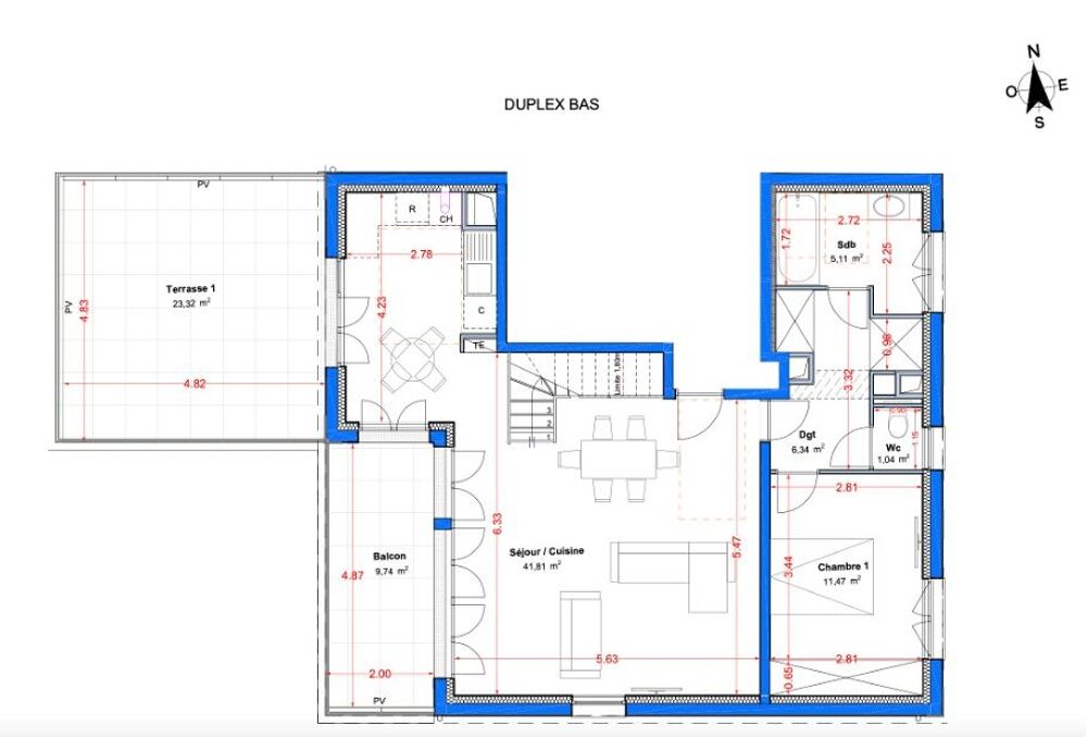 Vente Appartement 4 Pices penthouse dernier tage terrasse Le perreux sur marne