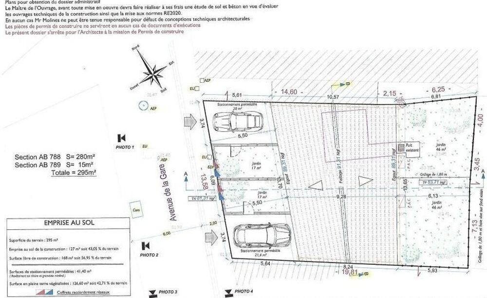 Vente Terrain Terrain constructible Saint pargoire
