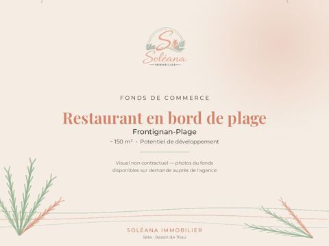 Local commercial Restaurant 158000 34110 Frontignan