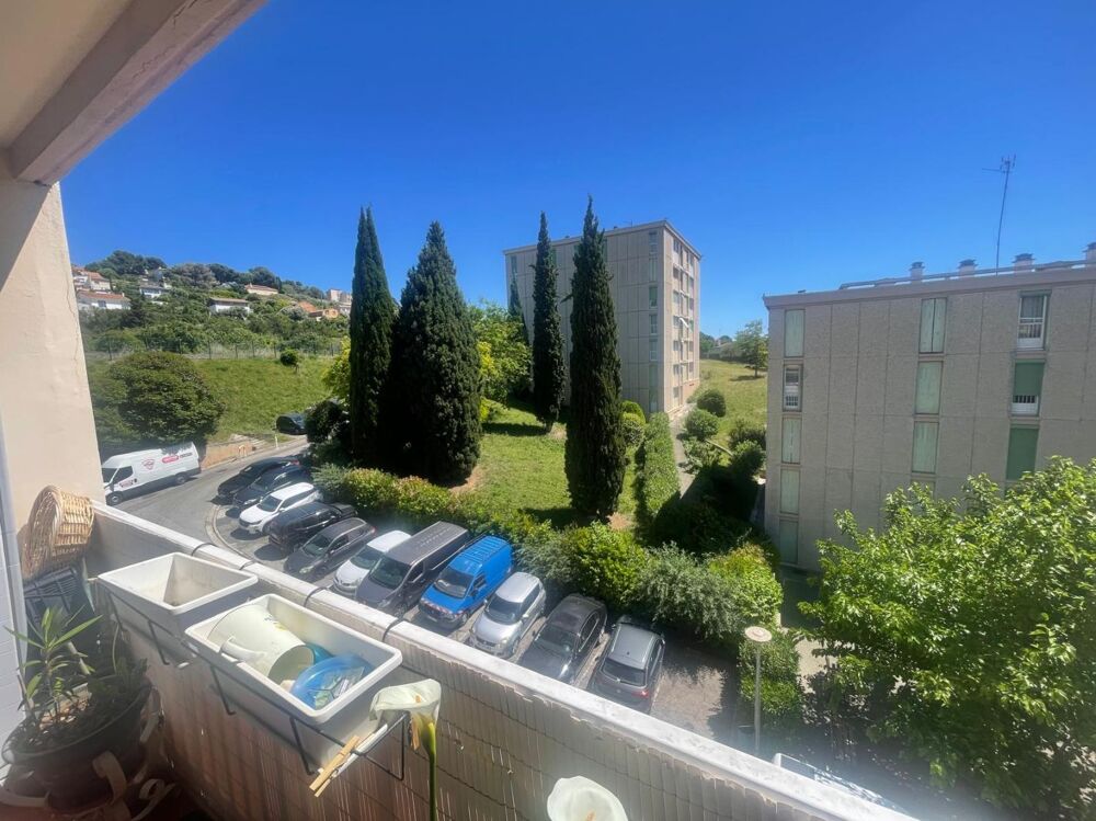 4 Pièces traversant deux balcons