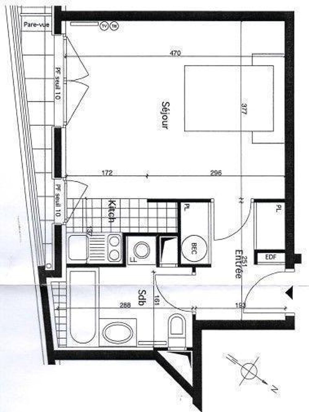 Location Appartement Studio Issy les moulineaux