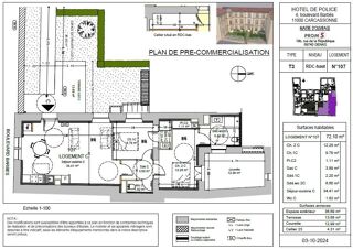  Appartement � vendre 3 pi�ces 72 m�