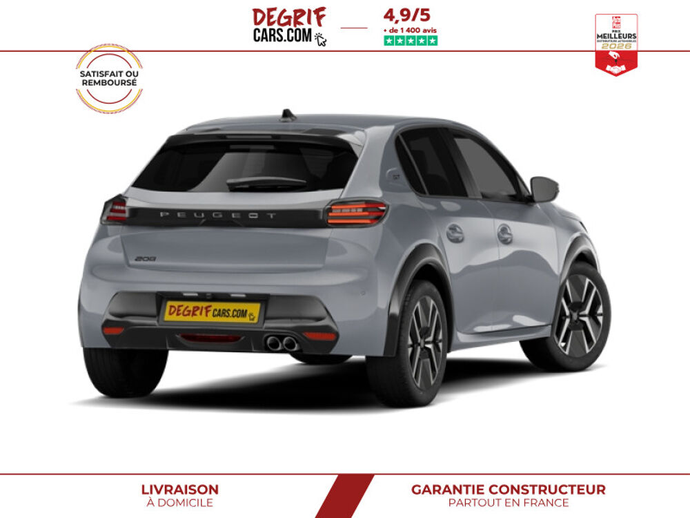 208 HYBRID 145CH BVA E-DCS6 GT + NAVI + CAMERA 360 + DRIVE ASSIS 2026 occasion 35830 Betton
