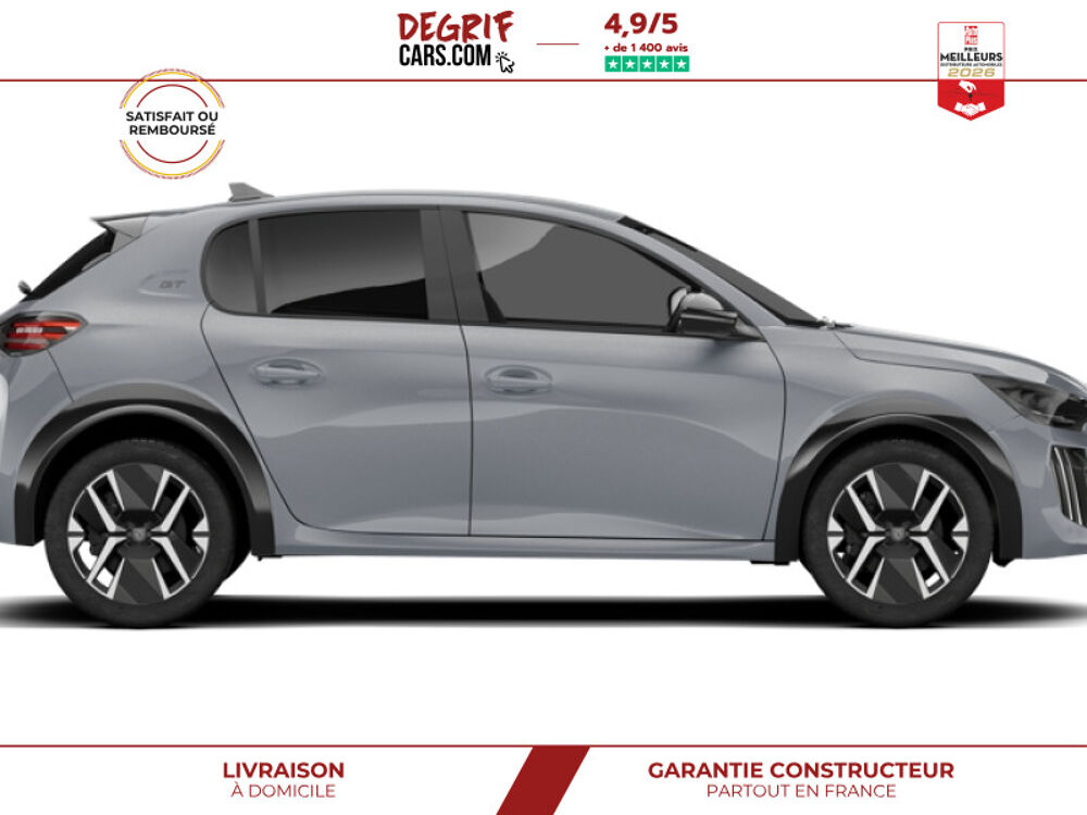 208 HYBRID 145CH BVA E-DCS6 GT + NAVI + CAMERA 360 + DRIVE ASSIS 2026 occasion 35830 Betton