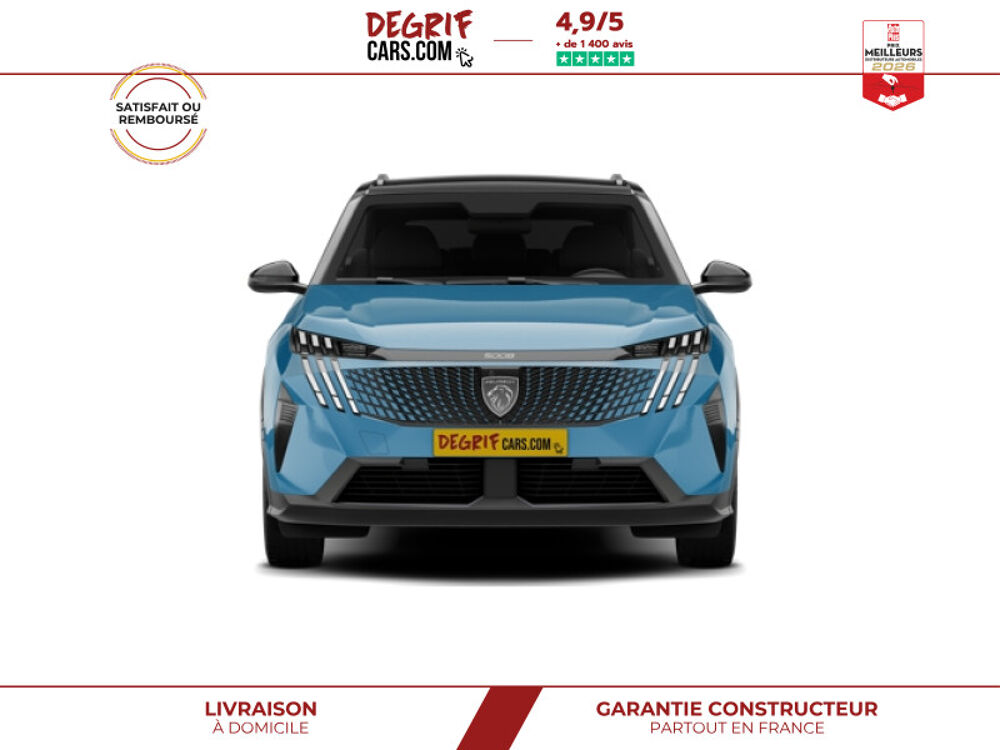 5008 Hybrid 145 e-DCS6 GT Exclusive + TOIT OUVRANT + PACK VISION 2026 occasion 35830 Betton