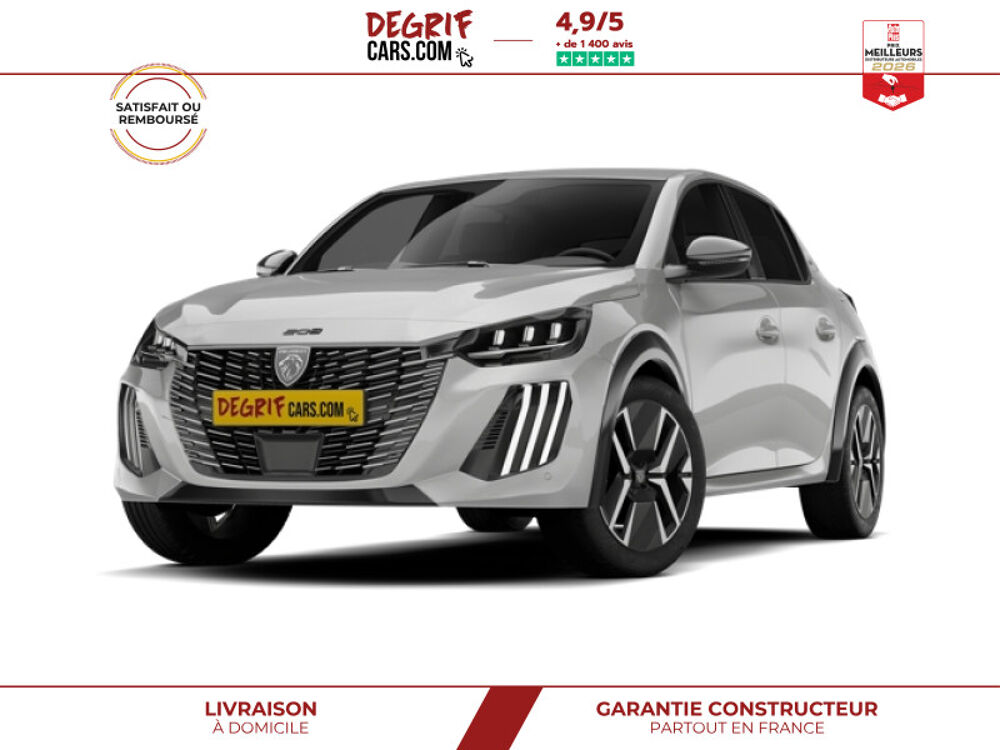208 HYBRID 145CH BVA E-DCS6 GT + NAVI + CAMERA 360 + DRIVE ASSIS 2026 occasion 35830 Betton