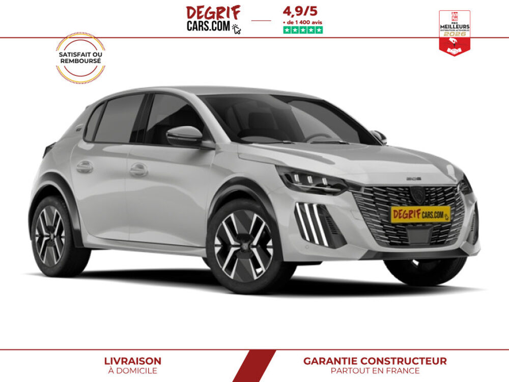 208 HYBRID 145CH BVA E-DCS6 GT + NAVI + CAMERA 360 + DRIVE ASSIS 2026 occasion 35830 Betton