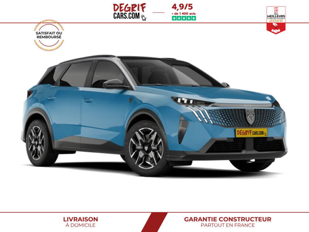 5008 Hybrid 145 e-DCS6 GT Exclusive + TOIT OUVRANT + PACK VISION 2026 occasion 35830 Betton
