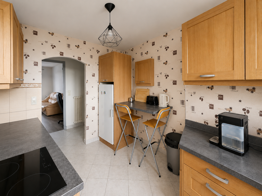 f3 53,12 m2 carrez + balcon, garage, cave - la ricamarie proche centre-ville - ideal premier achat ou investis