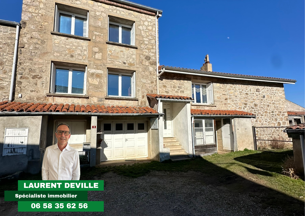 MAISON TYPE CORPS DE FERME A RENOVER ENV. 140 M2 + DEPENDANCES AVEC TERRAIN DE 1101 M2/ SAINT JUST MALMONT LE