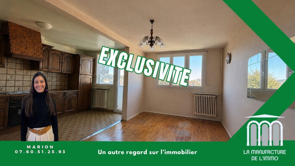 Vente Appartement SAINT ETIENNE VIVARAIZE FAURIEL - APPARTEMENT T3 TRAVERSANT DE 56.08m2 + CAVE St etienne