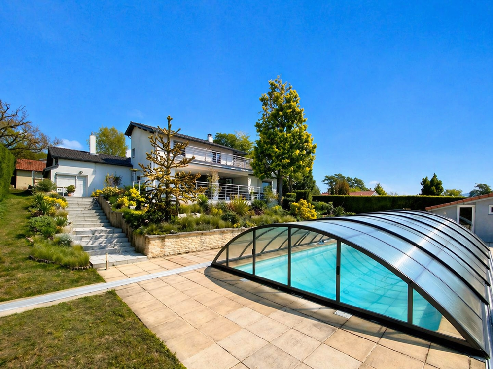 VILLA DE 280m2 AVEC PISCINE ET DEPENDANCE / VUE EXEPTIONNELLE / SAINT-GENEST LERPT