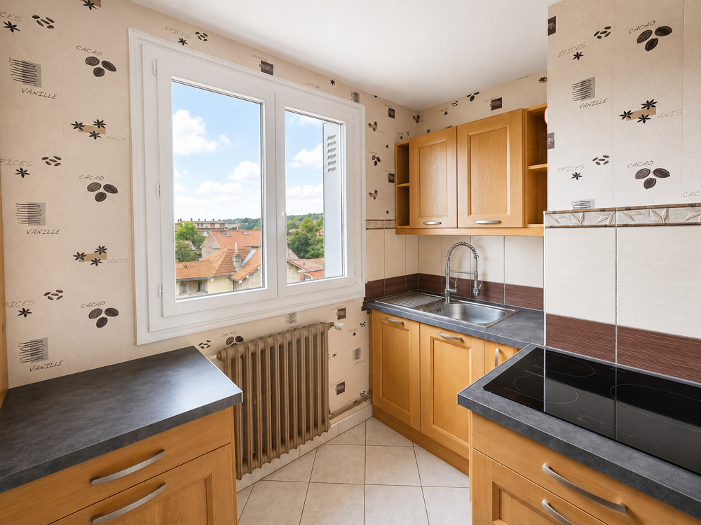 f3 53,12 m2 carrez + balcon, garage, cave - la ricamarie proche centre-ville - ideal premier achat ou investis