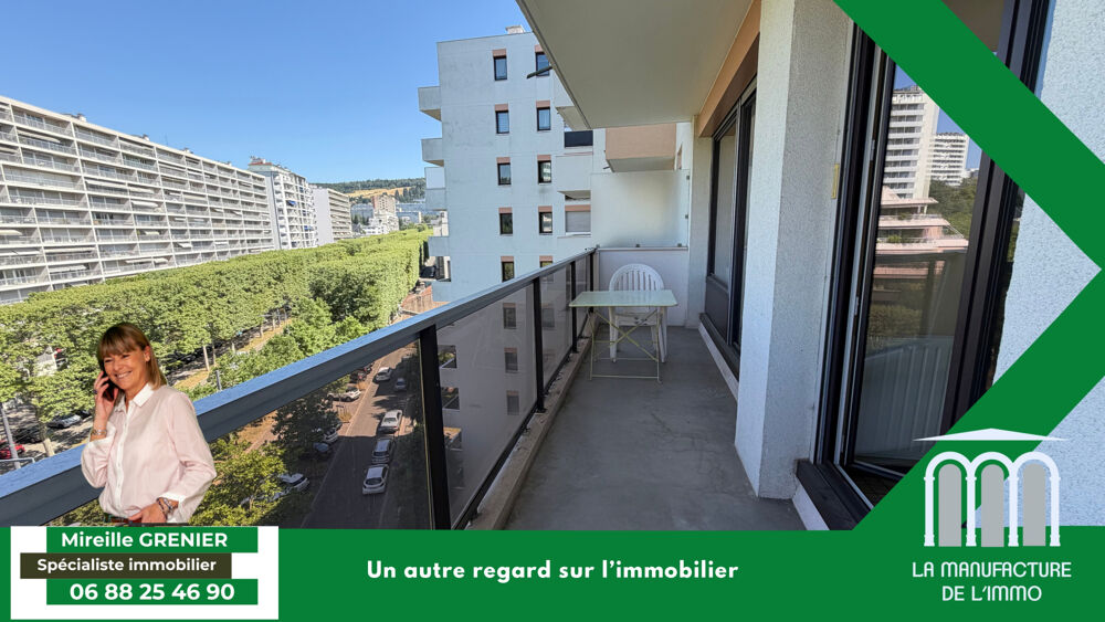 Vente Appartement Appartement F3 - 74,77M2 - Cave - Garage - Balcons - Saint-Etienne / Cours Fauriel St etienne