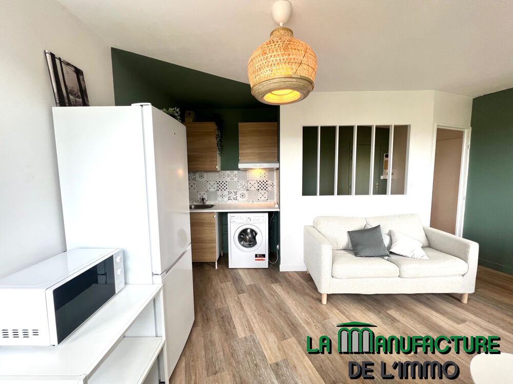 APPARTEMENT F2 MEUBLE TOUT CONFORT - CELLIER SUR PALIER.