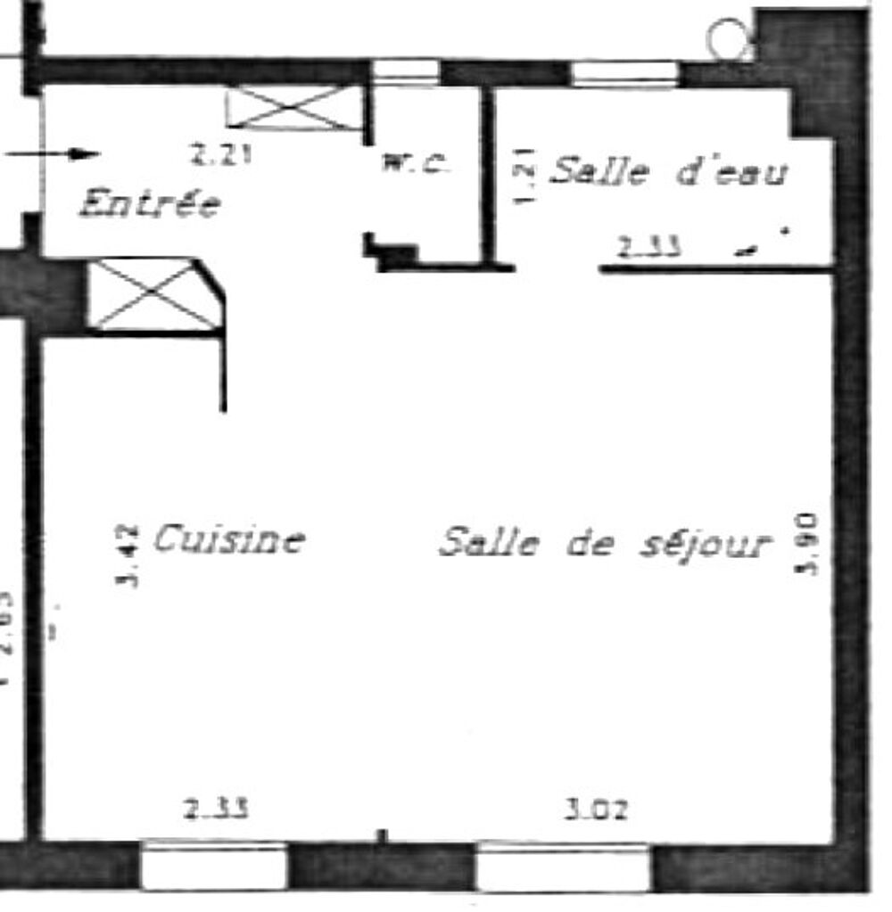 Vente Appartement Studio avec cave Courbevoie