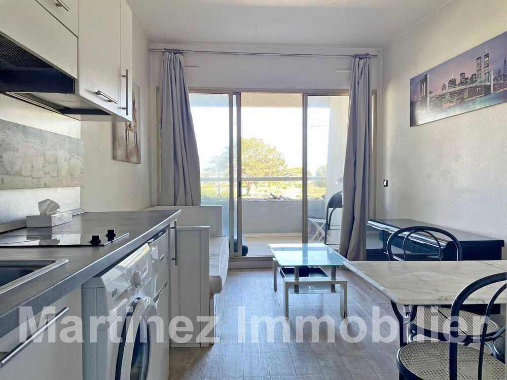 STUDIO CABINE MARINA BAIE DES ANGES BARONNET APERCU MER