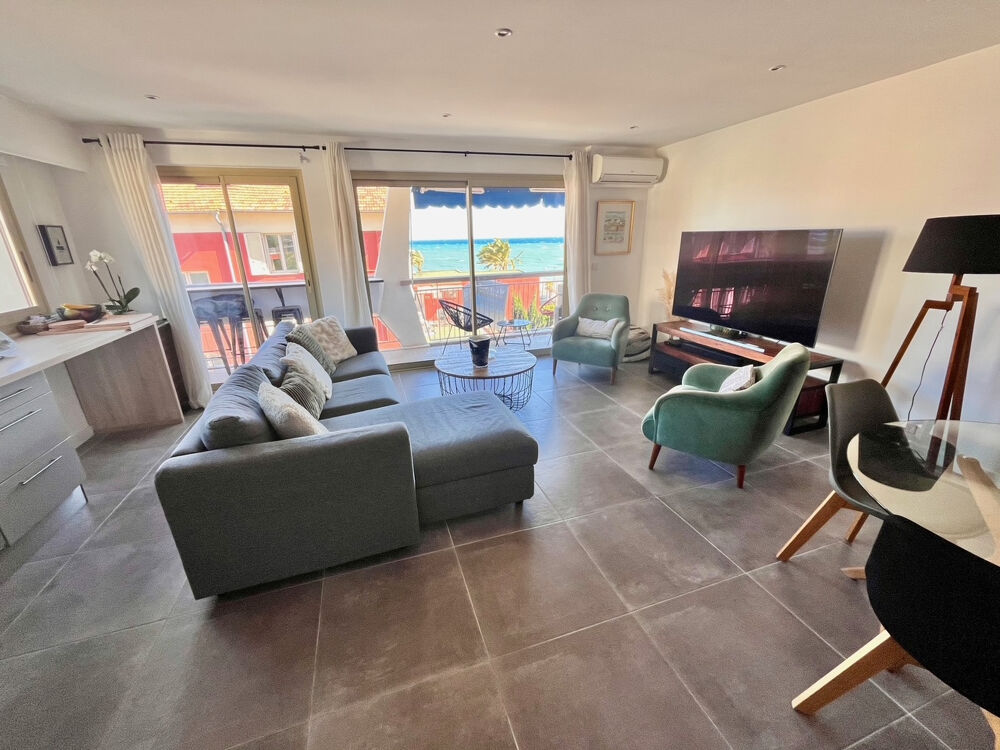 Vente Appartement FRONT DE MER - CROS DE CAGNES / PINEDE 3P 68m2 Résidence de Standing VUE MER Cagnes sur mer
