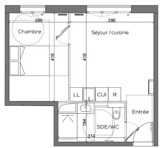  Appartement � vendre 2 pi�ces 35 m�