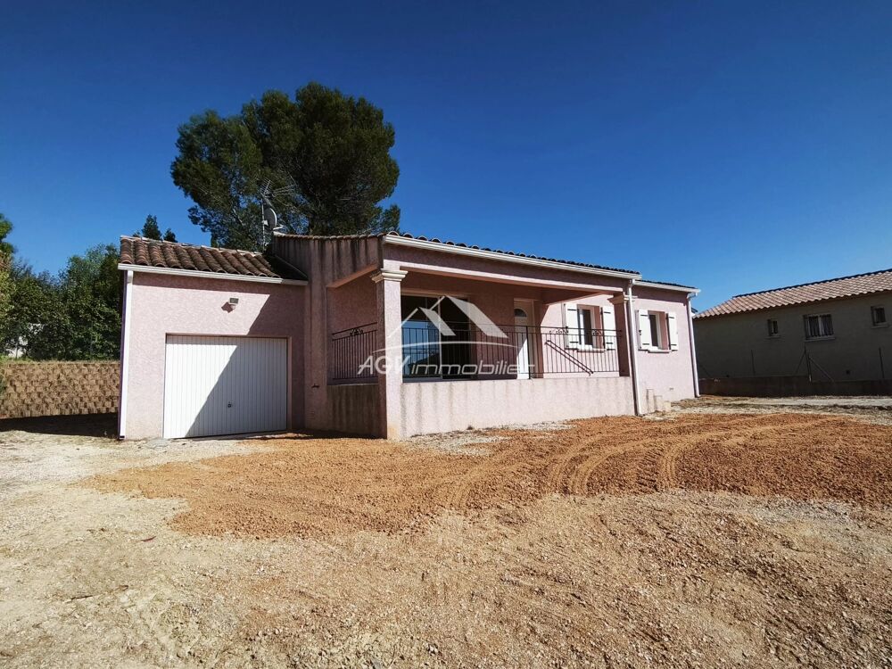 Vente Maison Lézan, maison plain pied, 2 chambres + 1 bureau, garage, terrain Lézan
