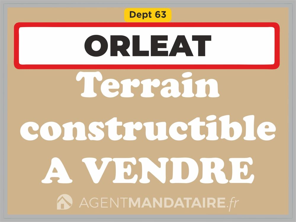 Vente Terrain Terrain constructible Orléat