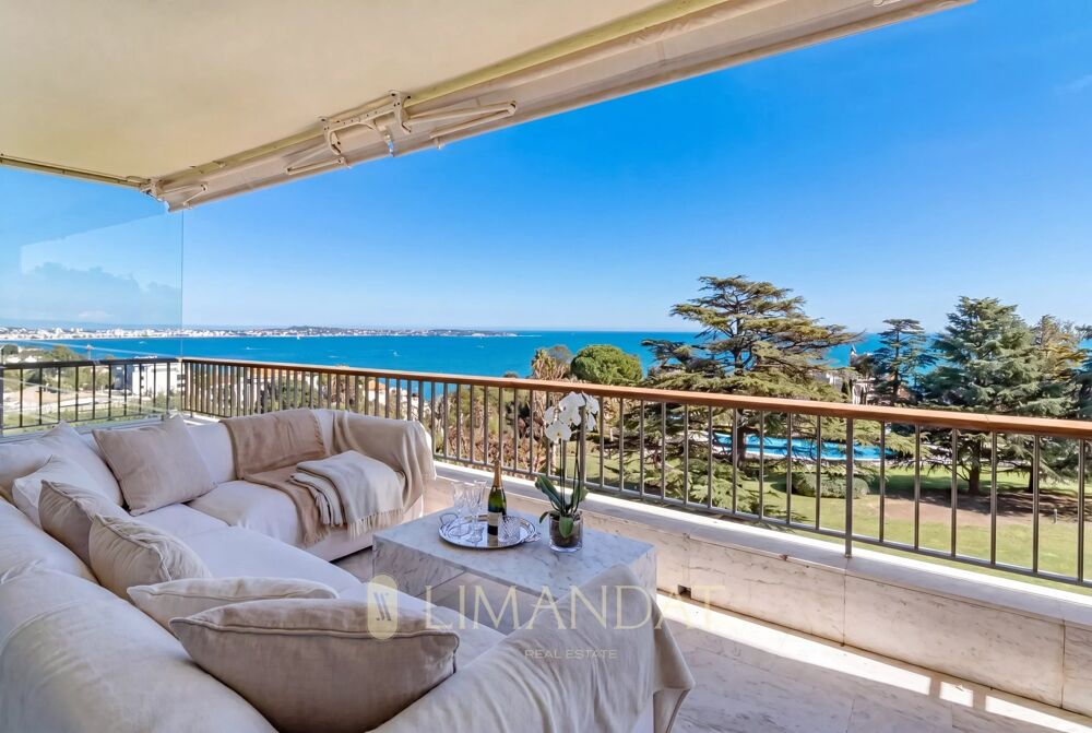 Cannes Californie  Superbe 4 pièces rénové avec vue mer panoram