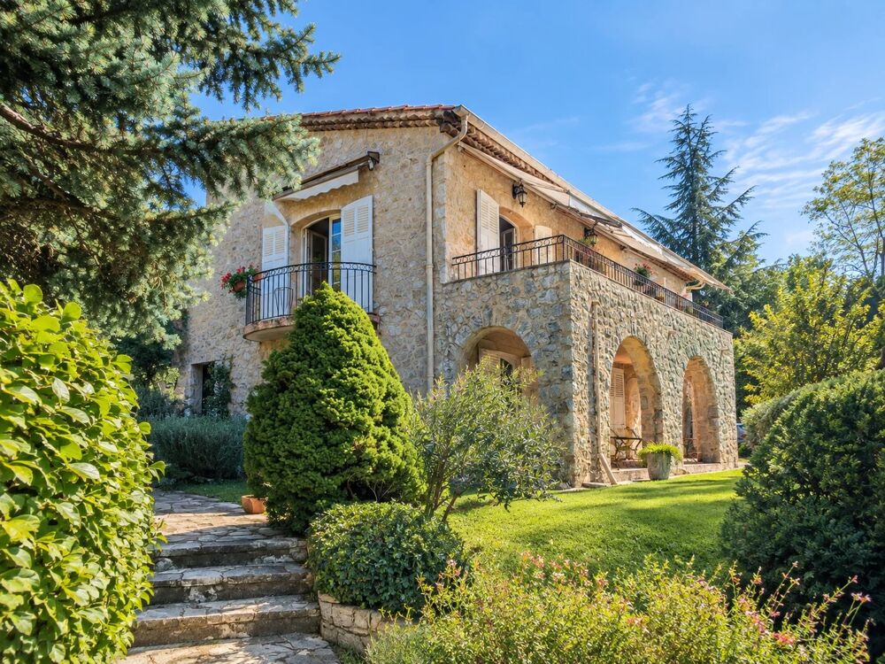 Vente Maison AUTHENTIQUE VILLA PROVENÇALE EN PIERRE AVEC PISCINE & JARDIN MÉD Saint-vallier-de-thiey